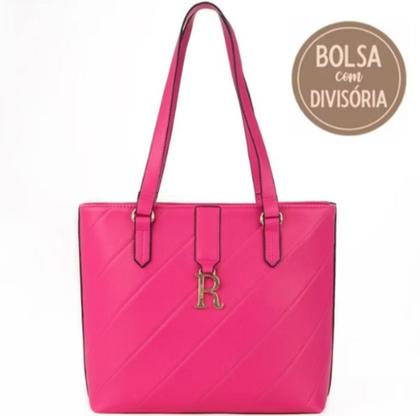 Imagem de Bolsa feminina Rafitthy original rosa pink com alça de ombro