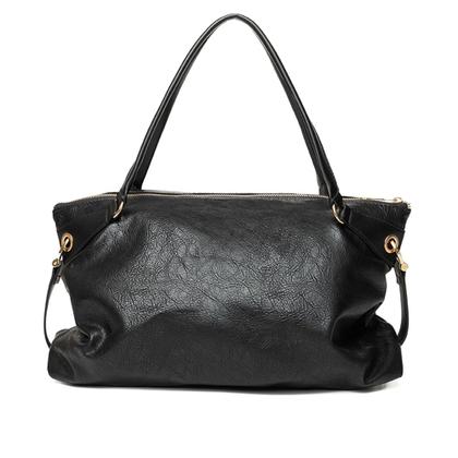 Imagem de Bolsa Feminina Rafitthy Texturizada Tiracolo Média Preta