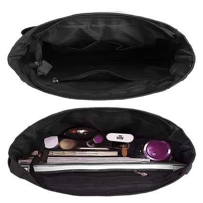 Imagem de Bolsa Feminina Sacola De Mão Moda Trabalho Passeio Academia Yoga Com Ziper