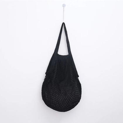 Imagem de Bolsa Feminina Sacola De Praia  Passeio Rede Vazada Crochê