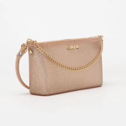 Imagem de Bolsa Feminina Sasha Full Glitter Ouro Light Petite Jolie PJ11339A