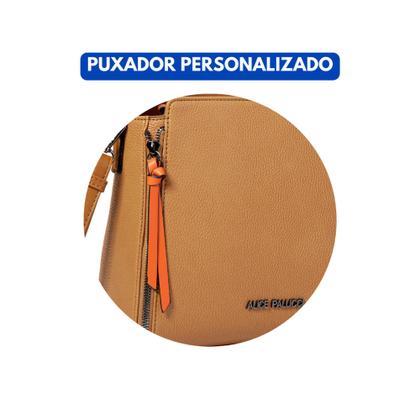 Imagem de Bolsa Feminina Semax Grande Alice Palucci Passeio Viagem Trabalho Mão Ombro