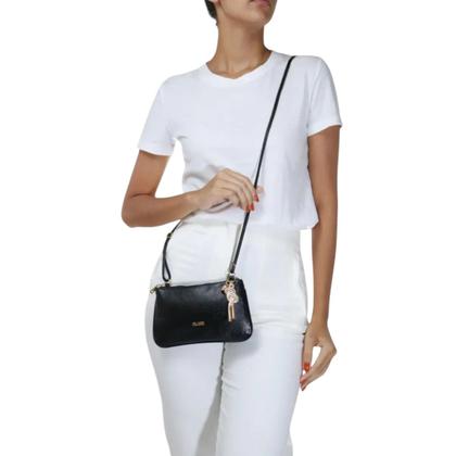 Imagem de Bolsa Feminina Tiracolo Pequena Classe Couro