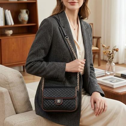 Imagem de Bolsa Feminina Transversal Ajustável Leve Matelassê Chenson
