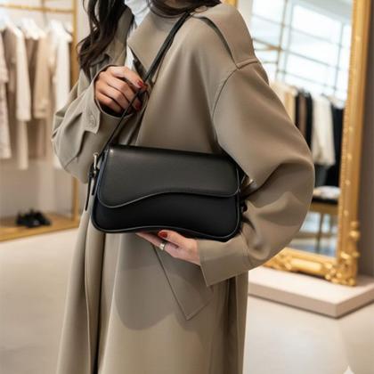 Imagem de Bolsa Feminina Transversal Alça Ombro Média Minimalista Leve