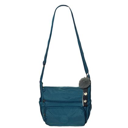 Imagem de Bolsa Feminina Transversal C/ Chaveiro Pompom - Chalex