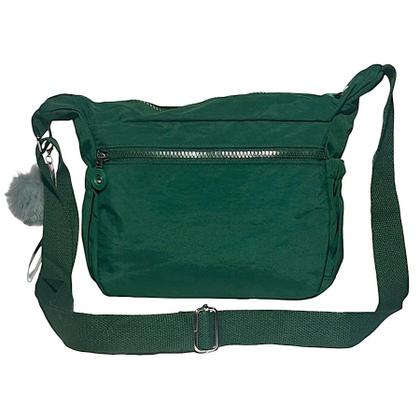 Imagem de Bolsa Feminina Transversal C/ Chaveiro Pompom - Chalex