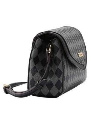 Imagem de Bolsa Feminina Transversal Chenson CG84855 PRETO/CINZA