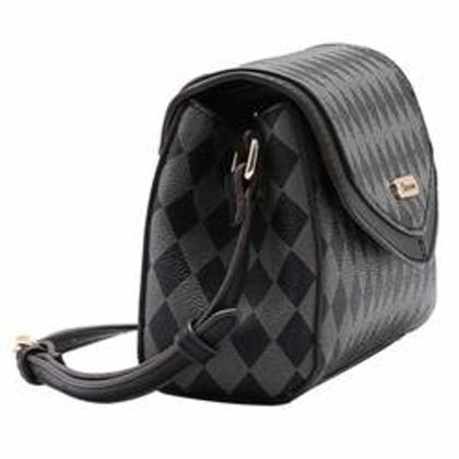 Imagem de Bolsa Feminina Transversal Chenson CG84855 PRETO/CINZA