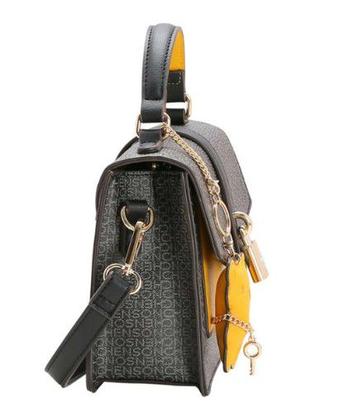 Imagem de  Bolsa Feminina Transversal Chenson Duo Monograma Preto