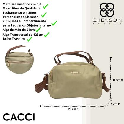 Imagem de Bolsa Feminina Transversal Clássica Versátil Chenson