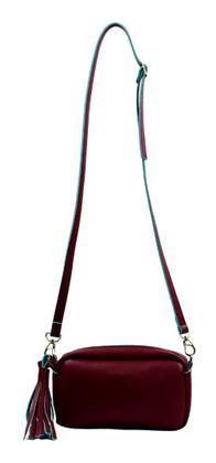 Imagem de Bolsa Feminina transversal design liso com alça de ombro