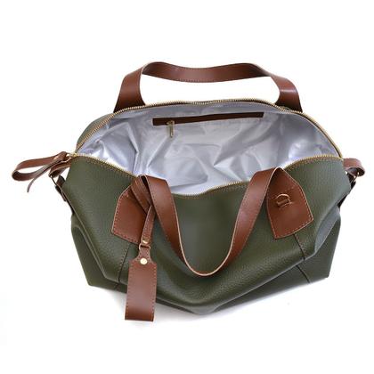 Imagem de Bolsa Feminina Transversal Grande Alça Mão e Ombro Estilo Milão Soft Para Trabalho Viagem