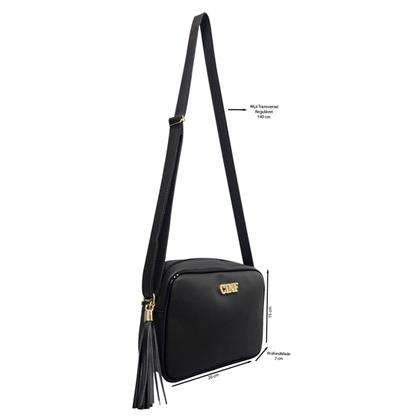 Imagem de Bolsa Feminina Transversal Kit 2 peças Alça Ajustável