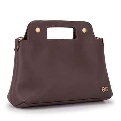 Imagem de Bolsa Feminina Transversal Média Tiracolo Couro Legítimo