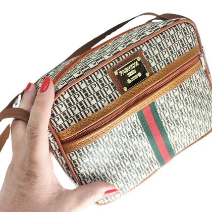 Imagem de Bolsa feminina transversal pequena de ombro estampa premium