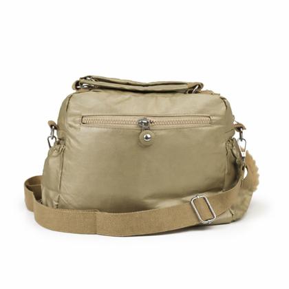 Imagem de Bolsa Feminina Transversal Pequena Nylon Impermeável Casua Multi Compartimentos Zíper Alça Ajustável