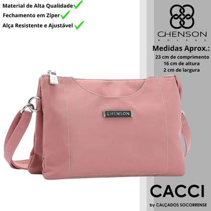 Imagem de Bolsa Feminina Twill Nylon Transversal Chenson