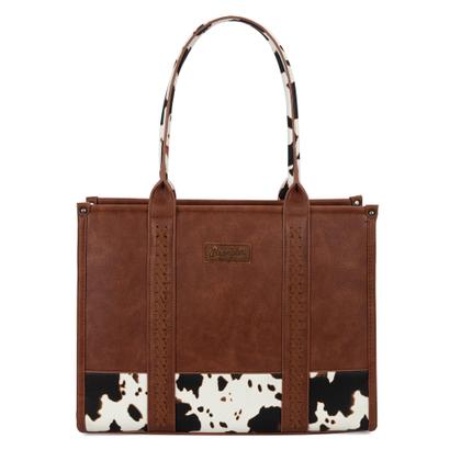 Imagem de Bolsa feminina vintage com estampa de vaca Montana West Wrangler
