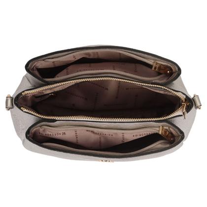 Imagem de Bolsa Feminina WJ Satchel Prata - 45930