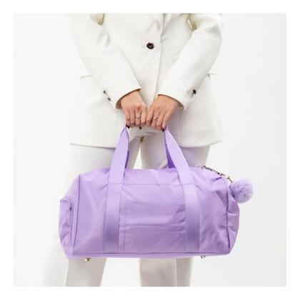 Imagem de Bolsa Fitness Academia Feminina Impermeável Alça Ajustável Blogueira Mala Viagem Aeroporto Estilosa