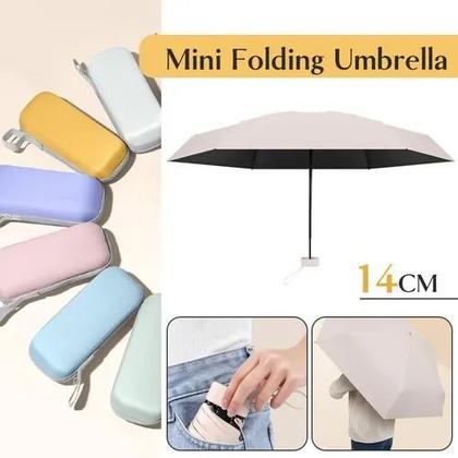 Imagem de Bolsa Guarda-chuva Mini Capsula De Bolso Portátil Anti-uv