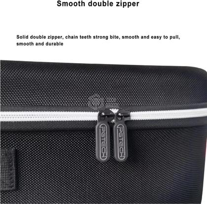 Imagem de Bolsa Hard Case Estojo De Viagem e Proteção Para PlayStation VR2 PSVR2 Protetor Para Lentes Tira Elástica Preta