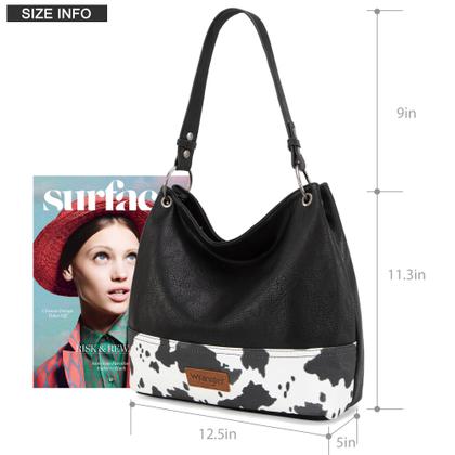 Imagem de Bolsa Hobo Montana West Wrangler em material vegano WG20-9181BK