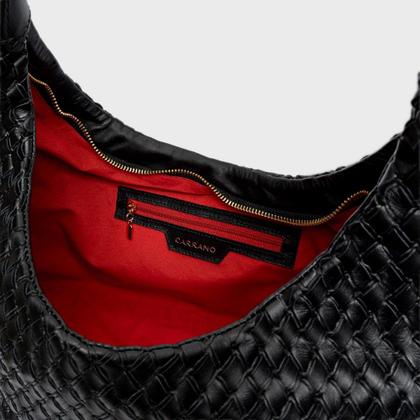 Imagem de Bolsa Hobo Tressë Carrano 800903 Cor:Marrom Escuro