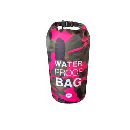 Imagem de Bolsa Impermeável Saco Bag Estanque 20 Litros Camping - Rosa