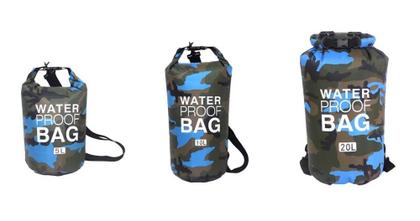 Imagem de Bolsa Impermeável Saco Bag Estanque 20 Litros Camping - Rosa