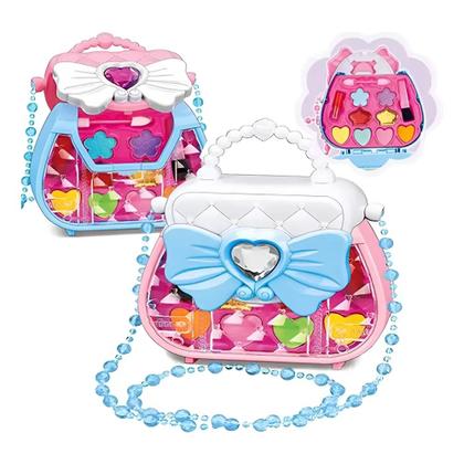 Imagem de Bolsa infantil kit de maquiagem brinquedo menina completo cores sortidas