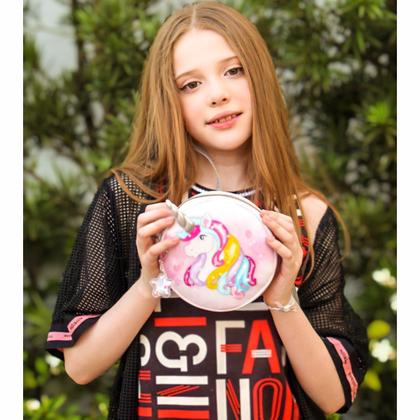 Imagem de Bolsa Infantil Menina Unicórnio Rosa Magicc Bolsas MI-216