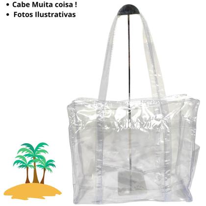 Imagem de Bolsa Jumbo Sacola Transparente Para Presidio Grande Forte