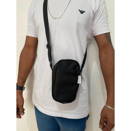 Imagem de Bolsa Lateral unissex Shoulder bag bolsa Transversal Zíper