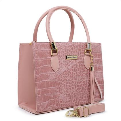 Imagem de Bolsa lorena croco cores alça transversal