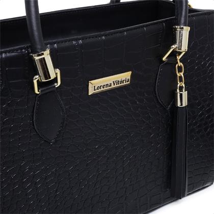 Imagem de Bolsa lorena croco cores alça transversal