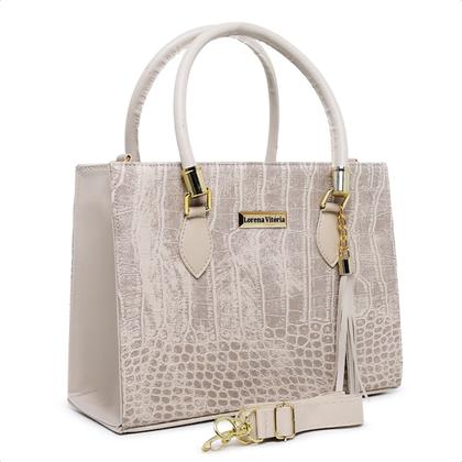 Imagem de Bolsa lorena croco cores alça transversal