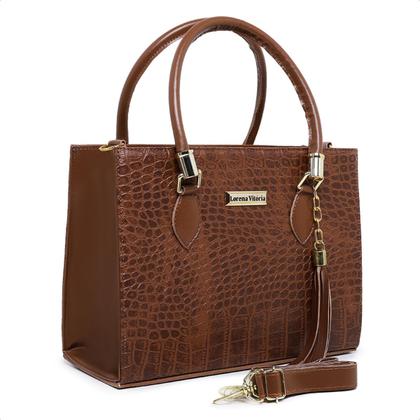 Imagem de Bolsa lorena croco cores alça transversal