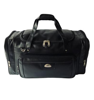 Imagem de Bolsa Mala D Mão Grande Viagem Couro Resistente Espaçosa Moda Masculina Feminina