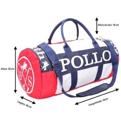 Bolsa Mala de Academia Treino Bolsa de Viagem Pollo Smith