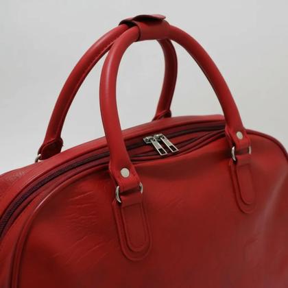 Imagem de Bolsa Mala De Mão Mediana Para Viagem Passeio Couro Sintética