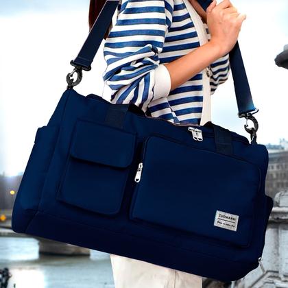 Imagem de Bolsa Mala de Viagem Feminina Funcional com Alça Transversal