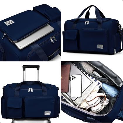 Imagem de Bolsa Mala de Viagem Feminina Funcional com Alça Transversal