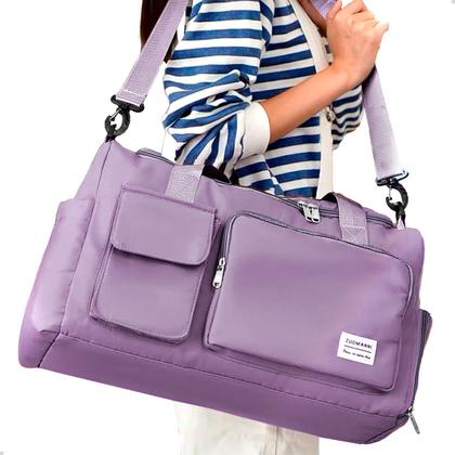 Imagem de Bolsa Mala de Viagem Feminina Funcional com Alça Transversal