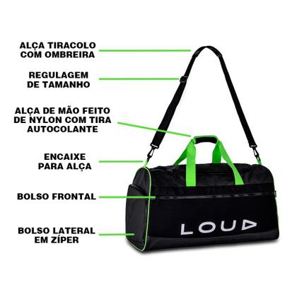Imagem de Bolsa Mala de Viagem Oficial Loud Academia Treino Gamer