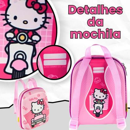 Imagem de Bolsa Mala Mochila e Lancheira com 3 Rodinhas e Relevo 3D 
