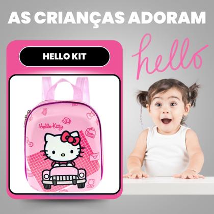 Imagem de Bolsa Mala Mochila e Lancheira com 3 Rodinhas e Relevo 3D 