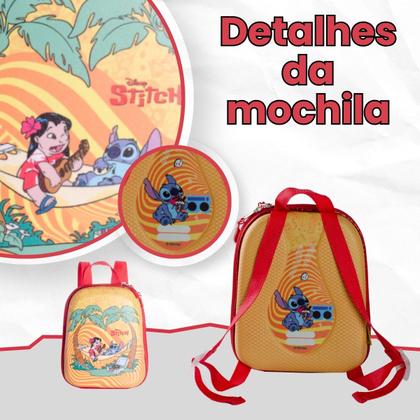 Imagem de Bolsa Mala Mochila e Lancheira com 3 Rodinhas e Relevo 3D 
