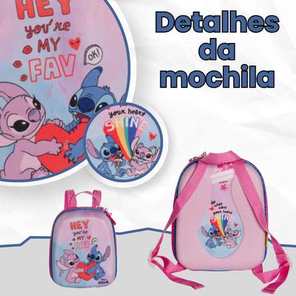 Imagem de Bolsa Mala Mochila e Lancheira com 3 Rodinhas e Relevo 3D 